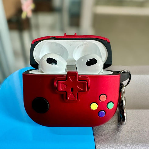 COVER PREMIUM CONTROL ROJO AIRPODS